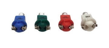 Светодиодная лампа 24 В R5 BAX7x12 СИНИЙ КЛОК