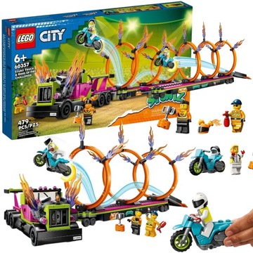 LEGO City Stunt Challenge — Грузовик и пожарные диски 60357