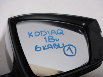 SKODA KODIAQ ПРАВОЕ СДВИЖНОЕ ЗЕРКАЛО 18R 6cab повреждено