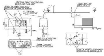 СВЕТОДИОДНАЯ ПОДСВЕТКА RECROLL WAŚ W53/245