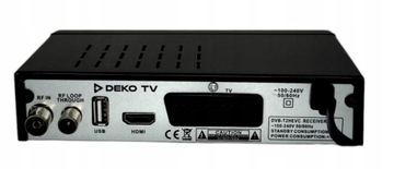 Tuner Dekoder DVBT2 DekoTV PRO2 2USB Dekoder Telewizji Naziemnej DVB-T2
