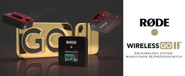 Беспроводной комплект Rode Wireless GO II + держатель для репортера Interview Go