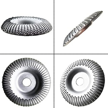 Диск шлифовальный для резьбы по дереву RASP 125mm CONVEX для болгарки