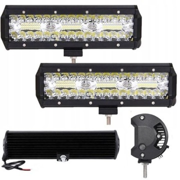 Zestaw 2 x halogen lampa robocza oświetlenie LED - 180W 12-24V