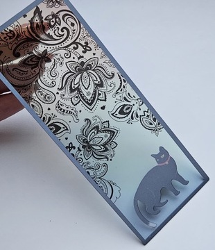 Закладка с узором «Кошка», набор из 6 закладок.