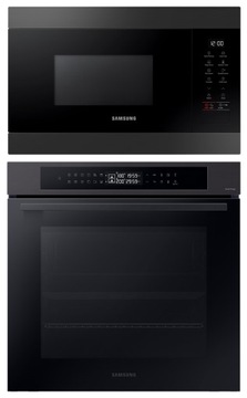 ZESTAW SAMSUNG GRAFITOWY piekarnik + kuchenka mikrofalowa