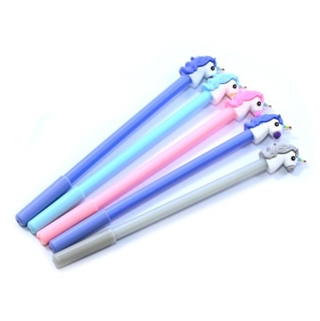 JEDNOROŻEC UNICORN CZARNY CIENKOPIS 5SZT