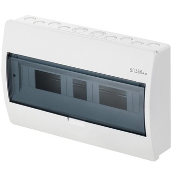 Rozdzielnica modułowa 1x18 natynkowa IP40 RN-nt 1/18 N+PE Elegant 2404-01
