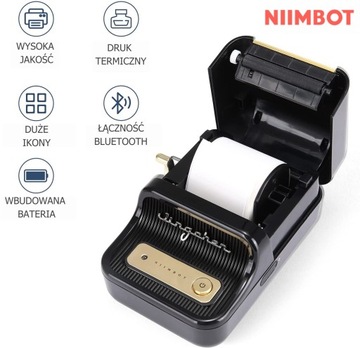 Мобильный термопринтер этикеток B21 Green