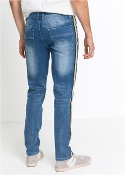 B.P.C męskie jeansy z lampasami r.40
