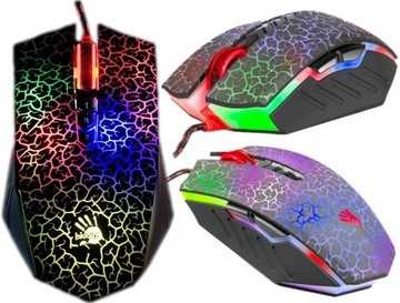 Игровая мышь A4Tech Bloody Blazing A70 с разрешением 4000 точек на дюйм для игровых геймеров