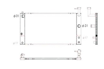 CHLADIČ MOTORU NRF 980TO18045 TO2494 8MK3767900