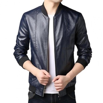 Motorcycle Male Jacket Solid Color Windproof Autum