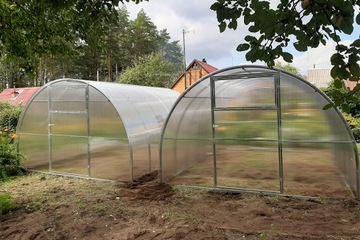 Теплица Туннель Ботаник Оптима Люкс 3х4 ПОЛИКАРБОНАТ