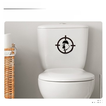 ЗАБАВНАЯ НАКЛЕЙКА НА ТУАЛЕТ НАКЛЕЙКА ПЕТУХ ДЛЯ ВАННОЙ КОМНАТЫ