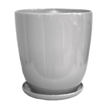 Керамический цветочный горшок на подставке, 16 см, 5 цветов.