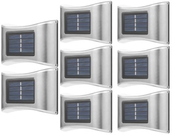 8x Kinkiet Solarny LED Ozdobny +Czujnik Zmierzchu