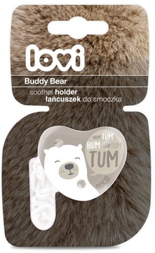 LOVI Łańcuszek do smoczka Buddy Bear