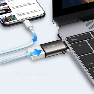 АДАПТЕР ТИПА-C — USB JOYROOM S-H151 ЧЕРНЫЙ