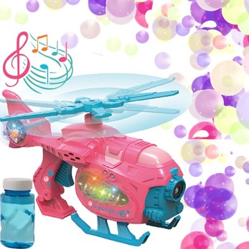 ВЕРТОЛЕТ ПУЗЫРЬКОВАЯ МАШИНА САМОЛЕТ ПУЗЫРЬКИ ЗВУКИ СВЕТОДИОДНЫЙ СВЕТ XL