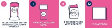 VEET электрический быстрый воск DEPILATION HOME SLEEPPING LEGS