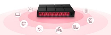 Коммутатор 8 портов GIGABIT LAN MERCUSYS MS108G