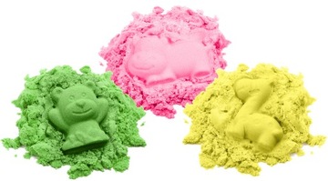 BibiMoon Kinetic Sand 3 кг НАБОР ПЕСОЧНЫХ ЯЩИКОВ ФОРМАТЫ