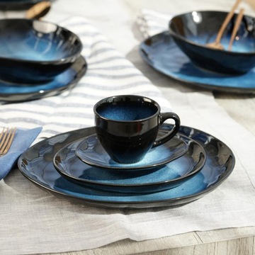 Тарелка глубокая 21 см DARK NIGHT VILLA ITALIA