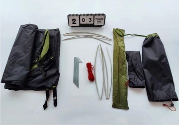 ОДИНОЧНАЯ ТУРИСТИЧЕСКАЯ ПАЛАТКА 220Х50СМ, 1КГ