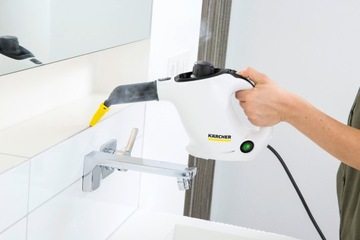 САМАЯ МОЩНАЯ ПАРОМОЕЧНАЯ МАШИНА KARCHER SC1 1200 Вт ТУРБО ПРЕМИУМ КОМПЛЕКТ