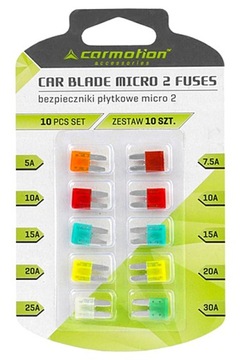 BEZPIECZNIKI PŁYTKOWE MICRO2 10 SZT. Y1Z92