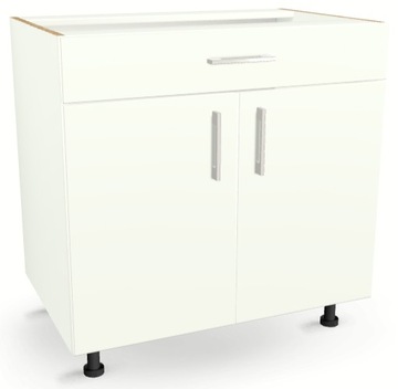 Szafka kuchenna z szufladą 75cm BIAŁA 82/75/52,1