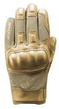 Rękawice motocyklowe RACER SHOOTER Coyote/Sand L