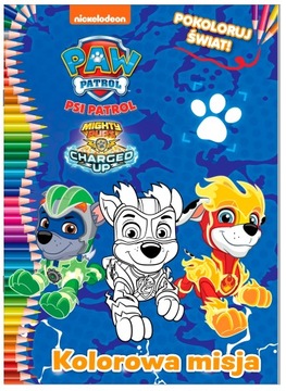 PSI PATROL KOLOROWA MISJA KOLOROWANKA MALOWANKA