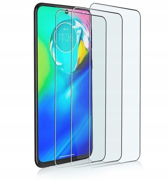 3 закаленных стекла для Motorola Moto G72