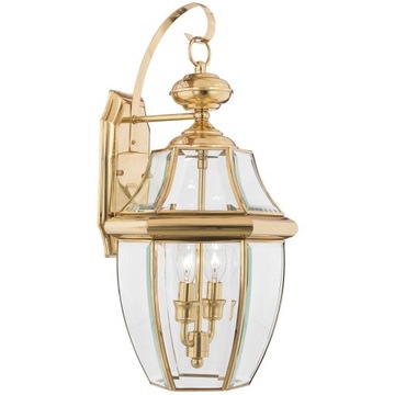 LAMPA elewacyjna ścienna retro przezroczysta