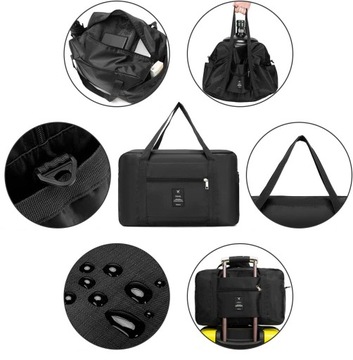 СКЛАДНАЯ ДОРОЖНАЯ СУМКА ЧЕМОДАН СУМКА ДЛЯ РУЧНОЙ КЛАДИ 40X20X25