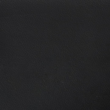 VidaXL Каркас кровати, черный, 120х200 см, обитый