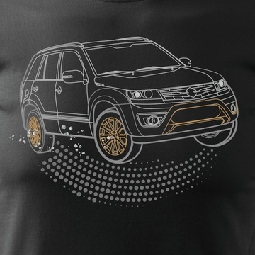 Koszulka z samochodem Suzuki Grand Vitara 4x4