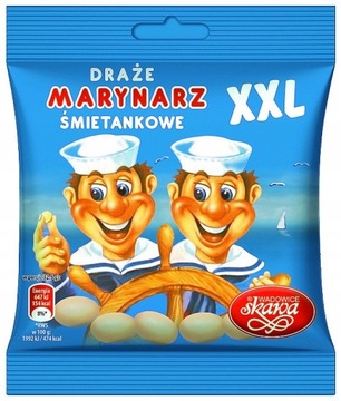 SKAWA DRAŻE MARYNARZ ŚMIETANKOWE XXL 130G