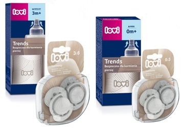 LOVI zestaw prezentowy HARMONY butelka 120ml+ 240ml+ smoczek 0-3M 3-6M