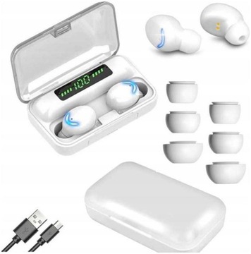 SŁUCHAWKI BEZPRZEWODOWE TWS BTH-F9+-5C WIRELESS BT