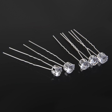 18pcs Wedding Bridal Bridesmaid Glass Crystal Hair