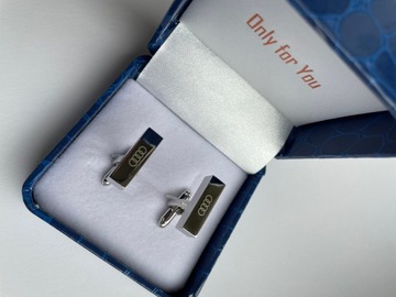 Spinki do mankietów EXC Audi Quattro RS Sport w etui na prezent