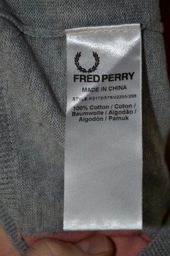 Fred Perry Oryginalny Sweter Męski XL