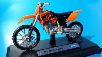 Металлическая модель KTM 450 SX Racing WELLY 1:18
