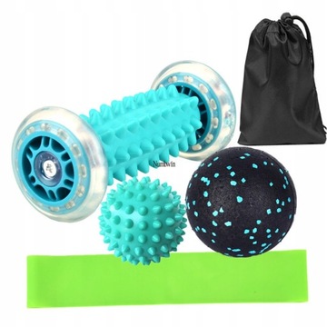 Roller do masażu stóp ciała masażer wałek rolka x3