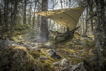 Кемпинговый брезент HELIKON SUPERTARP Small PL Woodland 2х2,5м
