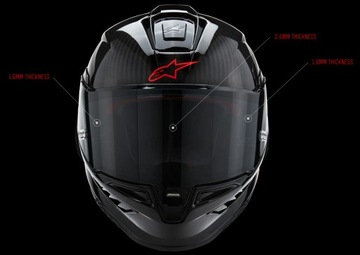 Alpinestars Supetech R10 Элемент шлема S + Dark ViewFinder + Pinlock