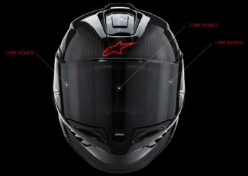 Шлем Alpinestars SUPERTECH R10 р. L + темный козырек + Pinlock + молнии